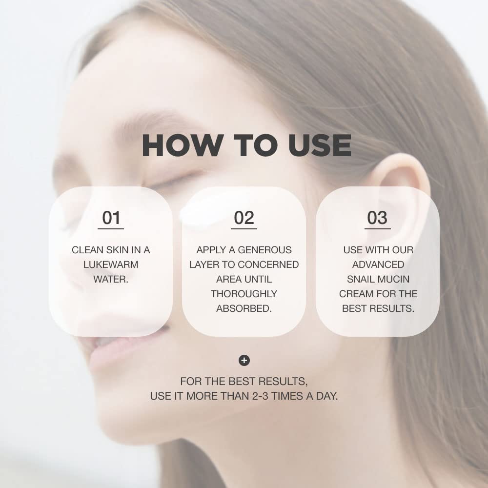 Snail Eye Cream | Advanced Snail Mucin Eye Cream | Snail Mucin Eye Cream | Snail Mucin Eye Cream with High Concentrate of Snail Secretion Filtrate | Snail Eye Cream with Natural and Innovative Complex | Korean Moisturizer Snail Eye Cream with 96% Snail Mucin Extracts | Snail Eye Cream for Sensitive and All Skin Type | Formulated with Snail Mucin, Centella Asiatica, Rosemary and Other Natural Ingre