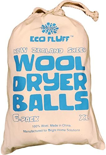 Wool Dryer Balls– 6 Pack XL | 100% Wool | Best Anti-static Alternative to Dryer Sheets to Naturally Soften Fabric, Clothes &amp; Laundry