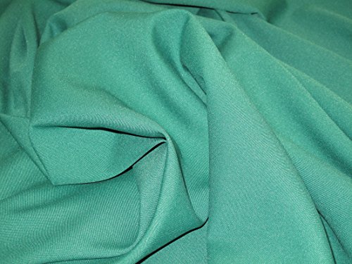 white Solid Poly Poplin Fabric By The Yard - 1 Yard