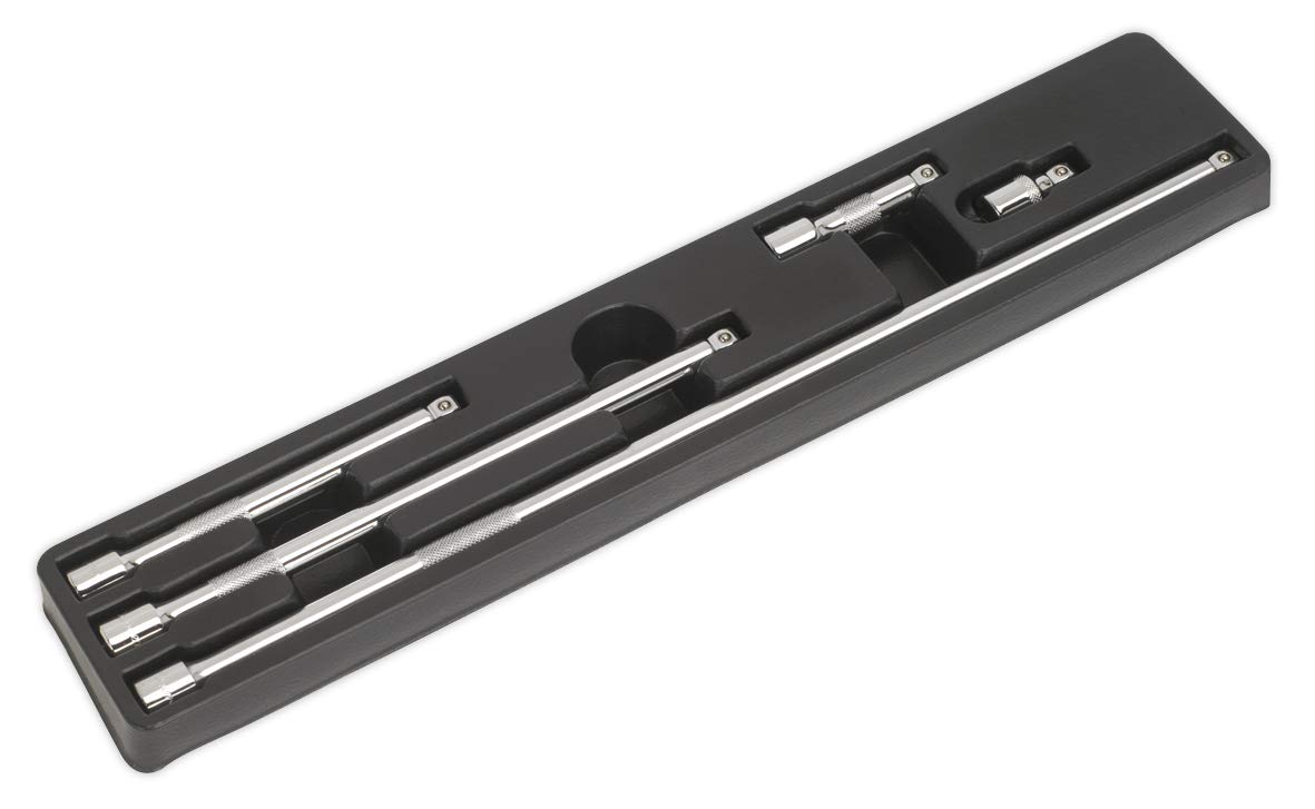 Sealey Ak767 Wobble Extension Bar Set 5Pc 3/8Sq Drive