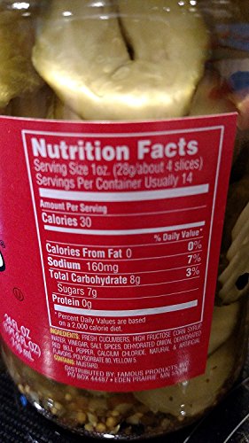 Famous Dave's Signature Spicy Pickle Chips, 24 oz