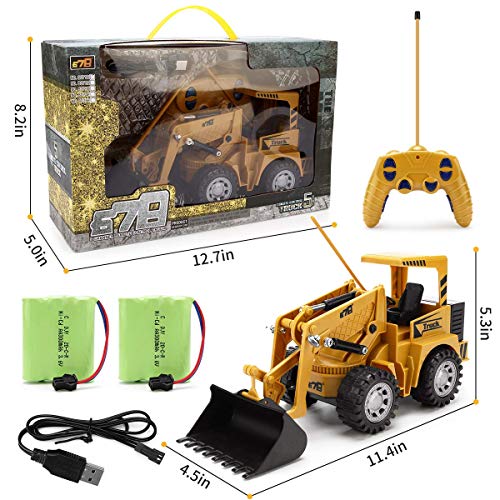 Remote Control Construction Toy RC Bulldozer 1/24 Front Loader RC