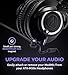 Audio-Technica ATH-M50x Closed Back Dynamic Headphones Bundle with Antlion Audio ModMic 4 with Mute Switch, USB Audio Adapter, and Y Splitter for Audio, Mic