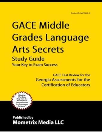 Amazon Com Gace Middle Grades Language Arts Secrets Study
