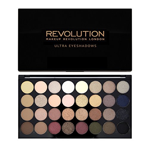 Revolution Ultra 32 Shade and Awesome 100 Eyeshadow Collection Eyeshadow Palette Professional Makeup (EYES LIKE ANGELS)