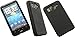 NEW BLACK RUBBERIZED HARD CASE + BELT CLIP HOLSTER FOR HTC INSPIRE 4G DESIRE-HD