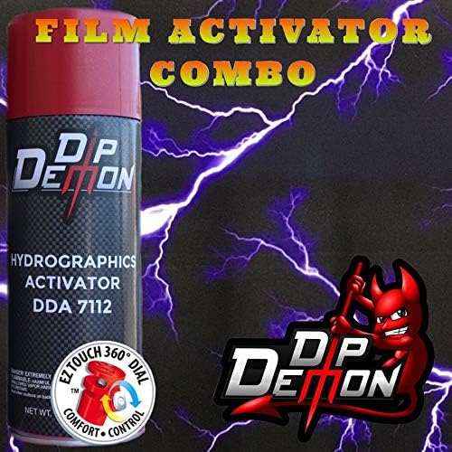 Hydrographic Film Lightning Combo Kit Purple Lightning Galaxy Hydro Graphic Water Transfer Film Activator Hydrographics Hydro Dipping Dip Demon