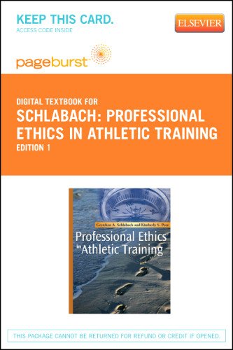 Professional Ethics In Athletic Training Elsevier Ebook