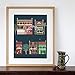 Natalie Singh Sydney Terraced Houses Art Print