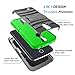 Njjex for Galaxy Mega 6.3 Case， [Ngate] Armor Swivel Locking Holster Belt Clip Kickstand Heavy Defender Full Body Carrying Phone Case Cover for Samsung Galaxy Mega 6.3 i9200/i9205/i527 [Green]