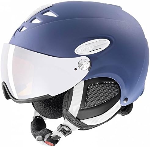 Uvex 300 Visor Ski Helmet Medium Navy Blue Mat