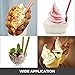 VEVOR Ice Cream Machine Commercial 2200W Soft Serve Ice Cream Machine 20-28L/5.28-7.4Gallon Per Hour LCD Display Ice Cream Maker Machine with 3 Flavor 110V for Bars Cafes Dessert Shops(Sliver/Desktop)