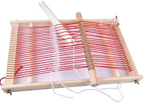 winterswet Hand - Woven DIY Suit Wooden Multifunctional Loom Weaving Frame Weaving Loom Kit Boys for Beginners, Adults and Children