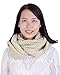 Jemis Women' s Super Soft Winter Knit Warm Infinity Scarf Khaki