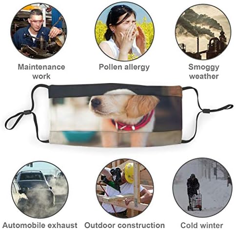 Air filter mask with a sleek design for face protection against dust and air pollutants.