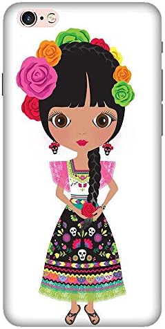 CaseGuy Designer 3D Printed Hard Back Case Cover for Apple iPhone 6S :: Apple iPhone 6 (Girl :: Cartoon :: Cute :: Beautiful :: Floral :: Flowers :: Tribal)