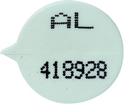 GoSecure Security Seals Numbered Round White 15mm x 9mm Pack of 500