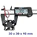 Haitronic 30x30x10mm DC 5V 3010 Quiet(24/32dB) Brushless CPU Cooling Fan (2pin) Heat Dissipation for Raspberry pi 3, Raspberry Pi 2 Model B/B+ B Plus, 3D Printer extruder, DIY Arduino prototyping