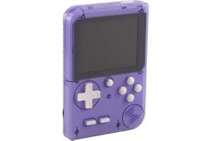 Retro Video Game with 400 Classical FC Games Handheld Game Console 2.8-Inch Color Screen Support for TV Output (Purple)