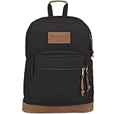 JanSport Right Pack Premium Backpack - Daypack with 15" Laptop Sleeve, Main Compartment, Water Bottle Pocket, Black