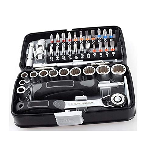 BaoYPP Schraubenzieher Set 38PCS S2 Mini Ratsche Kant-Schraubendreher Schraubendreher-Satz 1/4 Sockel Hex Torx-Schlitz… – Bild 4