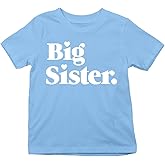 Big Sister Toddler Shirt - Cute and Fun Sibling Announcement Tee for Kids and Family