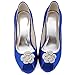 ELEGANTPARK AF Rhinestone Shoe Clips for Women Pumps Rose Flower Party Wedding Shoe Decorations Accessories Clips Silver 2 Pcs
