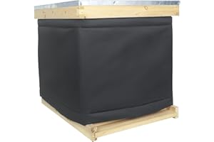 WITBEE Bee Hive Wraps for Winter Beehive Wrap Thicker Bee Hive Insulation Wrap 600D Oxford Cloth Adjustable Beehive Winter Protection Cover Waterproof, Windproof, Lightweight, Reusable, 81"x15.75"