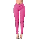 DLAYBGFA Ripped Skinny Jeans for Women High Waisted Stretch Slim Fit Distressed Denim Jeans Pants