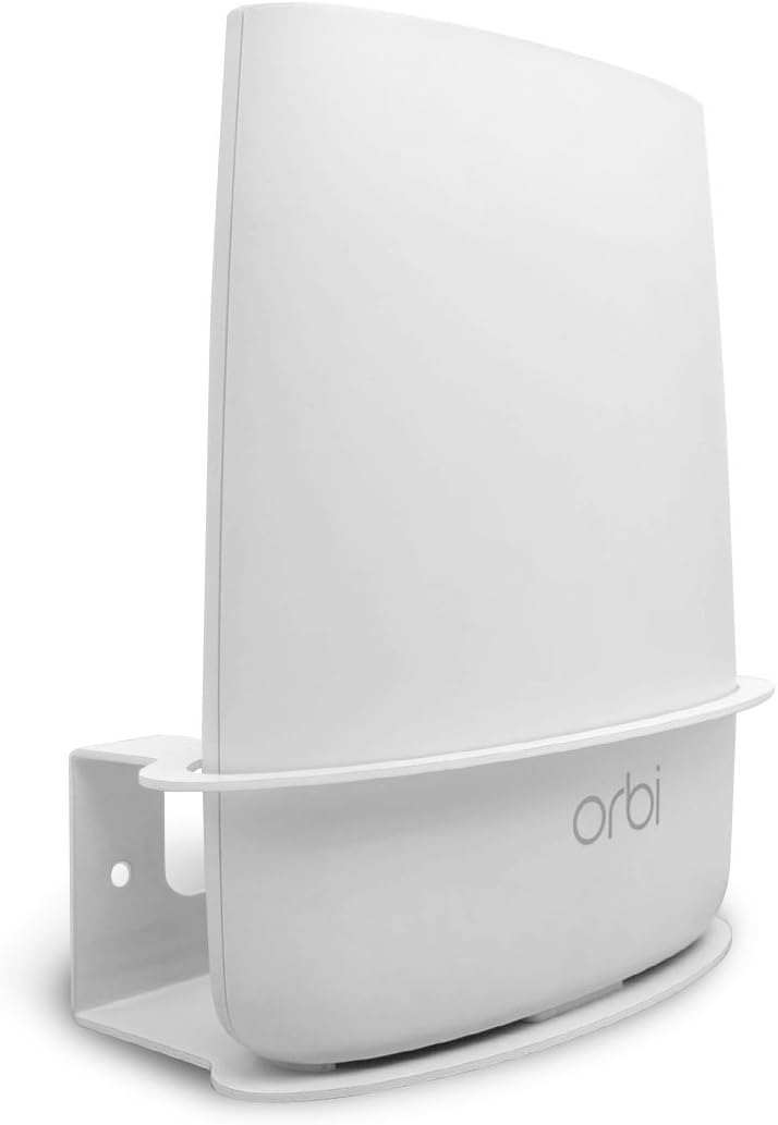 ALLICAVER Compatible Wall Mount Netgear Orbi, Sturdy Metal Made Mount Stand Holder Compatible Orbi WiFi Router RBS40, RBK40