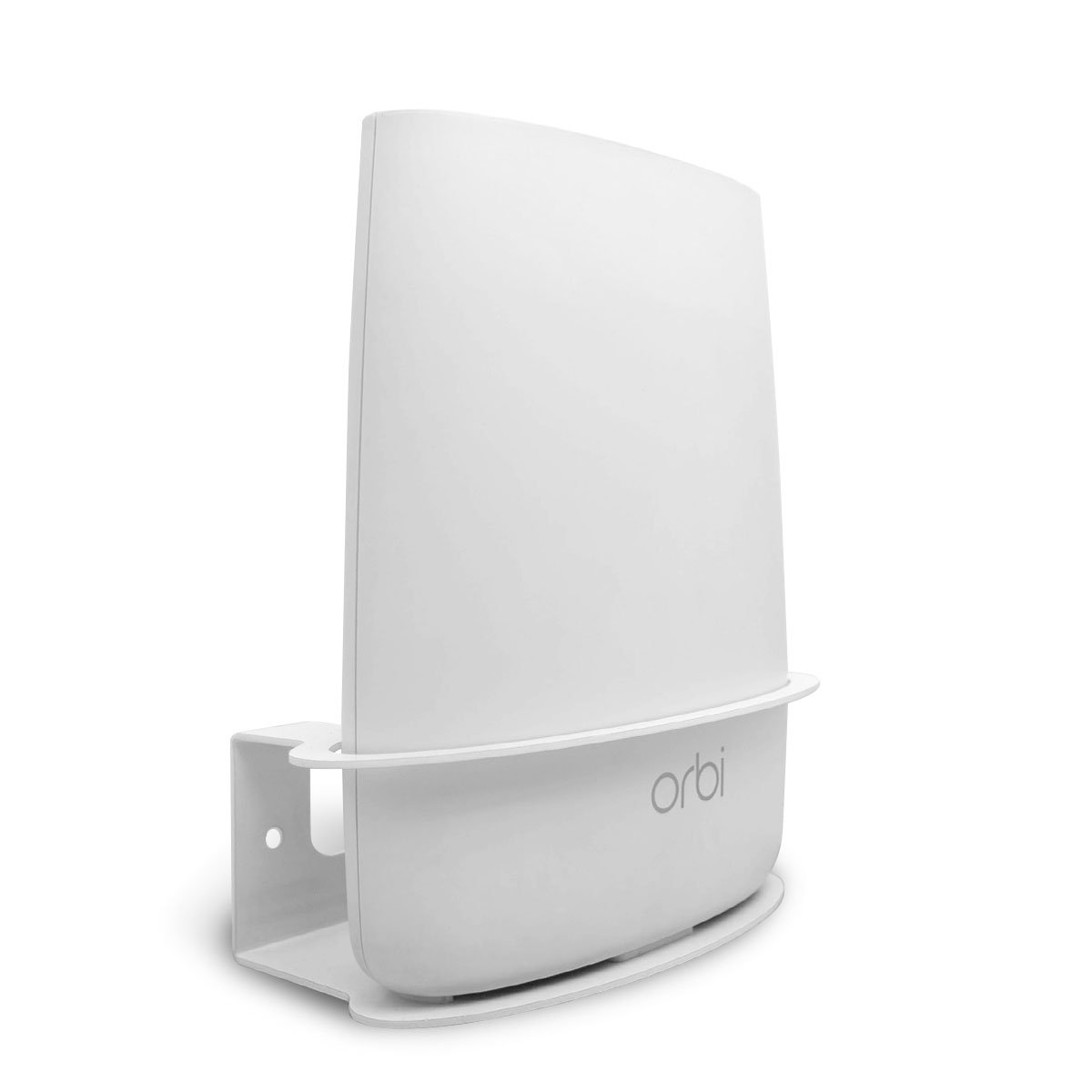 ALLICAVER Compatible Wall Mount Netgear Orbi, Sturdy Metal Made Mount Stand Holder Compatible Orbi WiFi Router RBS40, RBK40, RBS50, RBK50, AC2200, AC3000. (1 pcs)