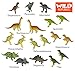 Wild Republic Dinosaur Animal Figurines Tube, Dinosaur Toys, T Rex, Triceratops, Velociraptor, Dilophosaurus, Stegosaurus, Brachiosaurus and More Multi, 1.5