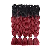 Silike Jumbo Braid Afro Jumbo Braiding Hair Extension 5Pcs/Lot 100g/pc 24
