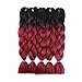 Silike Jumbo Braid Afro Jumbo Braiding Hair Extension 5Pcs/Lot 100g/pc 24
