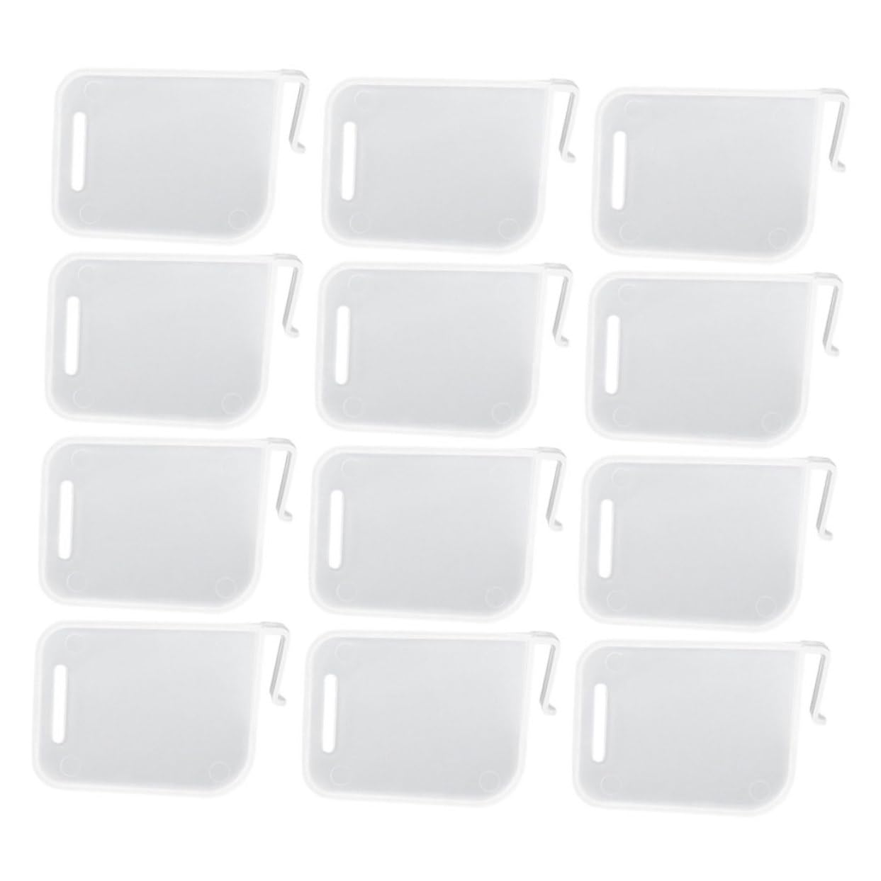 12Pcs Adjustable Fridge Side Door Dividers - Multi-Functional Organizer for Refrigerator and Freezer Space-Saving Storage Solution for Drinks Milk and Spices