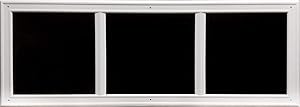 Coach House Accents Heritage Décor Simulated Garage Door Window (2 Windows per kit) (White)