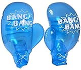 21 Inch Giant Inflatable Pair of Boxing Gloves (Blue)