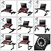 ZENY Laptop Table Adjustable Laptop Bed Stand Notebook Lap Desk with Mouse Tray Breakfast Serving Tray with Folding Legsthumb 1