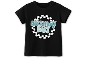 Cheerilulu Birthday Boy Toddler T-Shirt, Happy Birthday Dude Shirt
