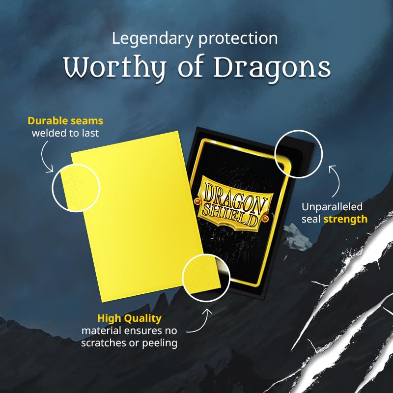 Dragon Shield | Standard Size Card Matte Sleeves | 100 CT - Smooth & Tough Premium TCG Sleeves | Compatible with Pokemon, Flesh & Blood, One Piece & Magic The Gathering | Blood Red - Matte