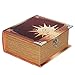 Grimoire Pro Tour, Legion | Wooden Spellbook Style Fabric Lined Portable Deck Box for MTG, Yugioh, and Other TCG | 350+ Card Capacity