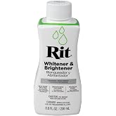 Craft County Rit Dye &ndash; 8 Oz. Liquid Fabric Dye for Clothing, D&eacute;cor, and Crafts &ndash; Whitener and Brightener (1 Pack)