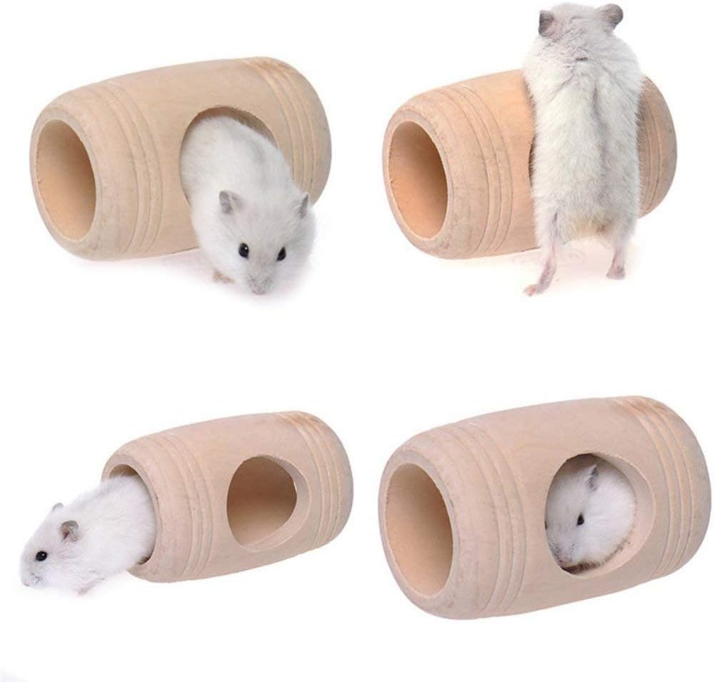 Amazon Co Jp Pulabo おもちゃのハムスターの巣木製の小さなペット小動物の家お昼寝休憩のための運動 の不足の面白い感覚のキャンセル で 使いやすくて 楽になる 高級な ホーム キッチン