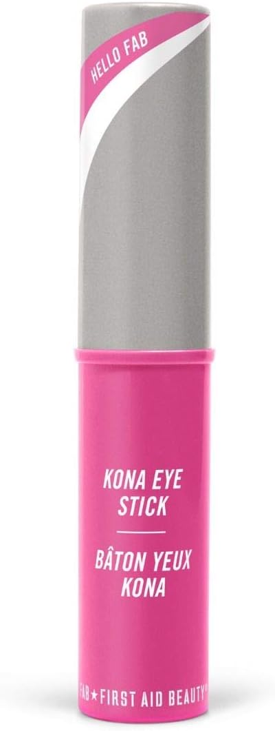 First Aid Beauty Hello FAB Kona Eye Stick: 3 in 1 Eye Treatment to Brighten Eyes. Made with Kona Coffee and Aloe Water a Refreshing and Cooling Effect