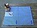 Picnic Table Mat - Wind Resistant, Waterproof - Foldable Sturdy Plastic Mat to cover Dirty Picnic Tables. For Picnic, Camping, Travel, Tailgate Party. Quick Set Up, Easy to Clean