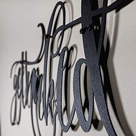 northshire Get Naked Sign 30"x12" - Metal Wall Decor for Bathroom, Motivational Quoute Metal Wall Art 51rUsyxC3ZL