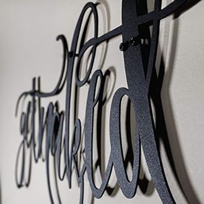 northshire Get Naked Sign 30"x12" - Metal Wall Decor for Bathroom, Motivational Quoute Metal Wall Art 51rUsyxC3ZL