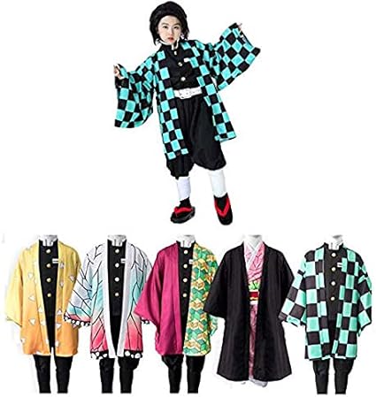 Amazon Co Jp 鬼滅の刃 子供服 子供用 竈門 炭治郎 子供コスプレ衣装 キッズ Kids Cosplay 誕生日 プレゼント コスプレ服 文化祭 ハロウイーン パーティー 変装 仮装 子供用 こどもの日 炭治郎 140 ベビー マタニティ