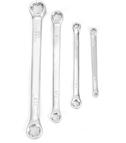 Clé à Molette Femelle E6 X E8 Courte Torx E étoile Double