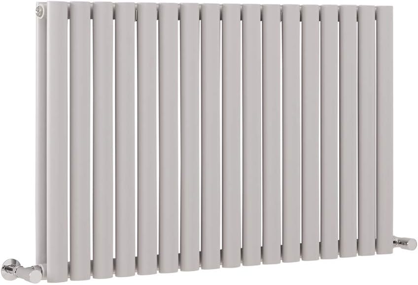 Milano Aruba Modern Light Grey Horizontal Double Panel Designer